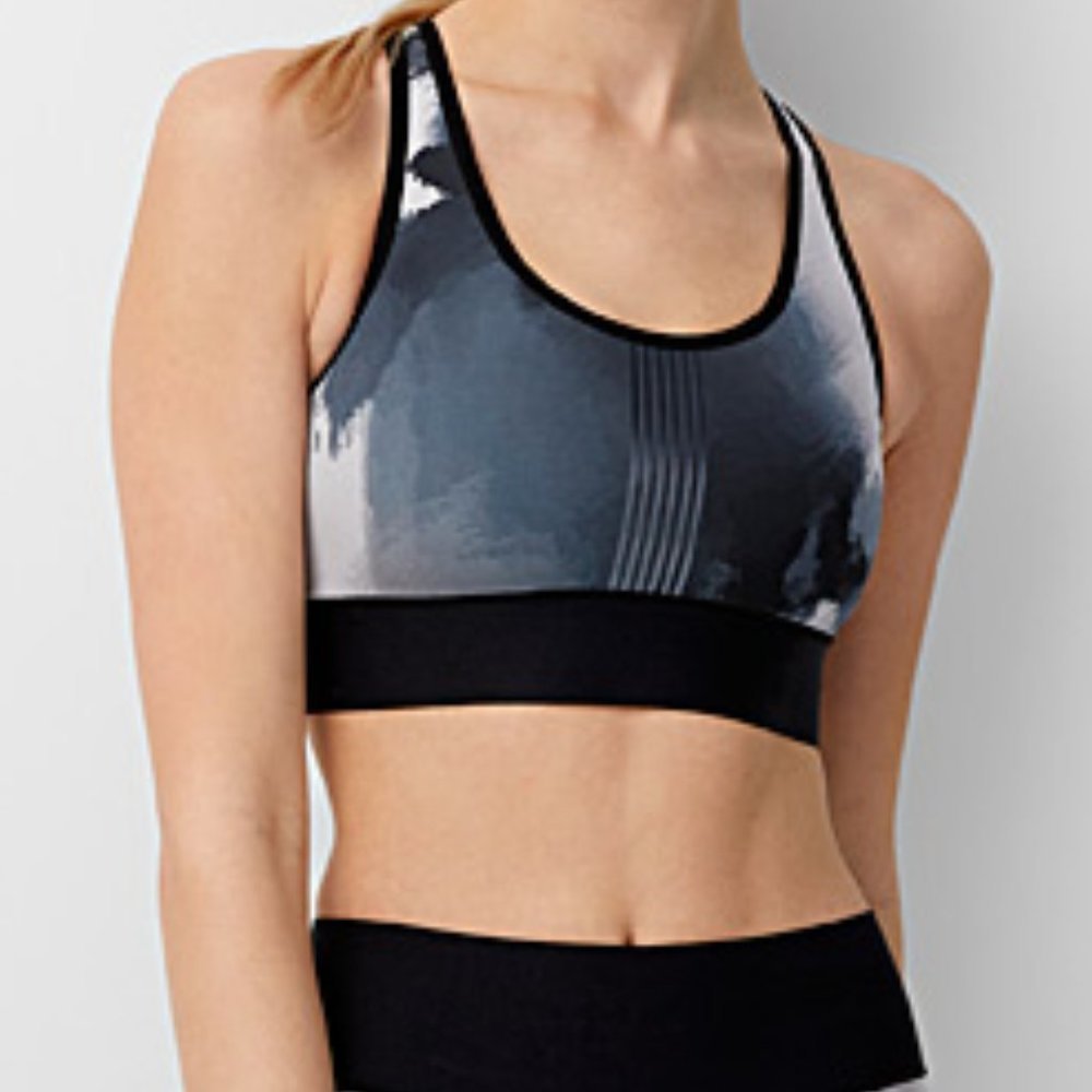 Ultracor Ink Brush Open Racerback Bra Top